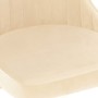 Sillas de comedor 2 unidades terciopelo crema de vidaXL, Sillas de comedor - Ref: Foro24-323061, Precio: 177,99 €, Descuento: %