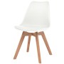 Dining chairs 2 units white plastic by vidaXL, dining chairs - Ref: Foro24-244783, Price: 159,83 €, Discount: %