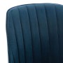 Sillas de comedor 2 unidades terciopelo azul de vidaXL, Sillas de comedor - Ref: Foro24-323051, Precio: 197,99 €, Descuento: %