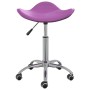 Swivel dining chairs 4 units purple synthetic leather by vidaXL, dining chairs - Ref: Foro24-3088543, Price: 124,99 €, Discou...