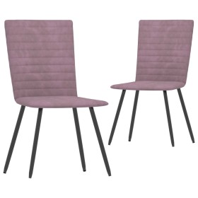 Sillas de comedor 2 unidades terciopelo rosa de vidaXL, Sillas de comedor - Ref: Foro24-287812, Precio: 87,29 €, Descuento: %