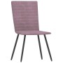 Dining chairs 2 units pink velvet by vidaXL, dining chairs - Ref: Foro24-287812, Price: 87,29 €, Discount: %