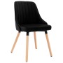 Dining chairs 2 units black velvet by vidaXL, dining chairs - Ref: Foro24-323058, Price: 168,73 €, Discount: %