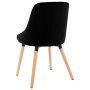 Dining chairs 2 units black velvet by vidaXL, dining chairs - Ref: Foro24-323058, Price: 168,73 €, Discount: %