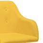 Swivel dining chairs 6 units yellow fabric by vidaXL, dining chairs - Ref: Foro24-3089421, Price: 398,48 €, Discount: %