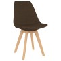 Dining chairs 4 units brown fabric by vidaXL, dining chairs - Ref: Foro24-324164, Price: 173,99 €, Discount: %