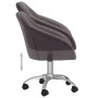 Swivel dining chairs 6 units taupe gray fabric by vidaXL, dining chairs - Ref: Foro24-3089588, Price: 399,86 €, Discount: %