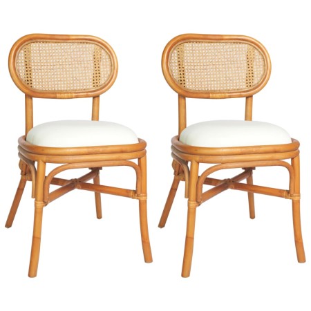 Dining chairs 2 units light brown linen by vidaXL, dining chairs - Ref: Foro24-325480, Price: 211,82 €, Discount: %