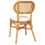 Dining chairs 2 units light brown linen by vidaXL, dining chairs - Ref: Foro24-325480, Price: 211,82 €, Discount: %