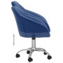 Swivel dining chairs 4 units blue fabric by vidaXL, dining chairs - Ref: Foro24-3089572, Price: 263,53 €, Discount: %