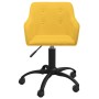 Sillas de comedor giratorias 4 unidades tela amarillo de vidaXL, Sillas de comedor - Ref: Foro24-3089409, Precio: 257,99 €, D...