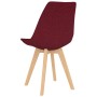 Dining chairs 2 units red fabric by vidaXL, dining chairs - Ref: Foro24-324169, Price: 122,66 €, Discount: %