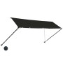 Toldo retráctil con LED gris antracita 400x150 cm de vidaXL, Toldos - Ref: Foro24-145920, Precio: 74,54 €, Descuento: %