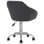 Swivel dining chairs 4 units dark gray fabric by vidaXL, dining chairs - Ref: Foro24-3089567, Price: 267,99 €, Discount: %