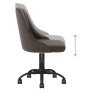 Swivel dining chairs 6 units dark gray velvet by vidaXL, dining chairs - Ref: Foro24-3089983, Price: 371,03 €, Discount: %