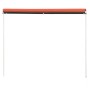 Toldo retráctil naranja y marrón 400x150 cm de vidaXL, Toldos - Ref: Foro24-145899, Precio: 70,99 €, Descuento: %