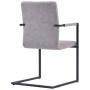 Cantilever dining chairs 2 pcs light gray synthetic leather by vidaXL, dining chairs - Ref: Foro24-281674, Price: 171,14 €, D...