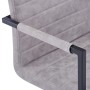 Sillas de comedor voladizas 2 uds cuero sintético gris claro de vidaXL, Sillas de comedor - Ref: Foro24-281674, Precio: 171,1...