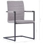 Cantilever dining chairs 2 pcs light gray synthetic leather by vidaXL, dining chairs - Ref: Foro24-281674, Price: 171,14 €, D...