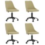 Swivel dining chairs 4 units green fabric by vidaXL, dining chairs - Ref: Foro24-3090177, Price: 235,36 €, Discount: %