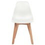 Dining chairs 6 units white plastic by vidaXL, dining chairs - Ref: Foro24-244773, Price: 235,99 €, Discount: %