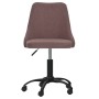 Swivel dining chairs 2 units brown fabric by vidaXL, dining chairs - Ref: Foro24-330882, Price: 91,79 €, Discount: %