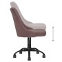 Swivel dining chairs 2 units brown fabric by vidaXL, dining chairs - Ref: Foro24-330882, Price: 91,79 €, Discount: %