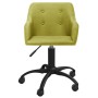 Sillas de comedor giratorias 4 unidades tela verde de vidaXL, Sillas de comedor - Ref: Foro24-3089408, Precio: 257,23 €, Desc...