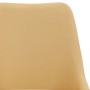 Silla de comedor giratoria tela amarillo de vidaXL, Sillas de comedor - Ref: Foro24-330874, Precio: 83,48 €, Descuento: %