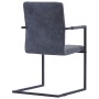 Cantilever dining chairs 2 units black synthetic leather by vidaXL, dining chairs - Ref: Foro24-281677, Price: 180,74 €, Disc...