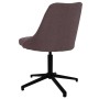 Swivel dining chairs 4 units brown fabric by vidaXL, dining chairs - Ref: Foro24-3090210, Price: 243,92 €, Discount: %