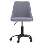 Swivel dining chairs 6 units light gray fabric by vidaXL, dining chairs - Ref: Foro24-3090182, Price: 363,50 €, Discount: %