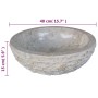 40 cm cream-colored marble sink by vidaXL, Sinks - Ref: Foro24-242673, Price: 112,45 €, Discount: %