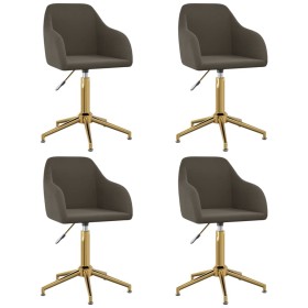 Swivel dining chairs 4 units dark gray velvet by vidaXL, dining chairs - Ref: Foro24-3089877, Price: 284,99 €, Discount: %