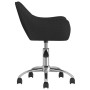 Swivel dining chairs 2 units black fabric by vidaXL, dining chairs - Ref: Foro24-330939, Price: 136,99 €, Discount: %