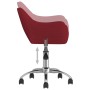 Red fabric swivel dining chair by vidaXL, dining chairs - Ref: Foro24-330934, Price: 73,21 €, Discount: %