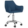 Swivel dining chairs 2 units blue fabric by vidaXL, dining chairs - Ref: Foro24-330943, Price: 137,47 €, Discount: %