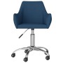 Swivel dining chairs 2 units blue fabric by vidaXL, dining chairs - Ref: Foro24-330943, Price: 137,47 €, Discount: %