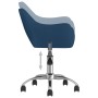 Swivel dining chairs 2 units blue fabric by vidaXL, dining chairs - Ref: Foro24-330943, Price: 137,47 €, Discount: %