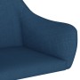 Drehbare Esszimmerstühle, 2 Einheiten, blauer Stoff von vidaXL, Essstühle - Ref: Foro24-330943, Preis: 137,47 €, Rabatt: %