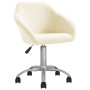 Swivel dining chairs 6 units cream fabric by vidaXL, dining chairs - Ref: Foro24-3089581, Price: 399,80 €, Discount: %