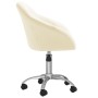 Swivel dining chairs 6 units cream fabric by vidaXL, dining chairs - Ref: Foro24-3089581, Price: 399,80 €, Discount: %