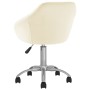 Swivel dining chairs 6 units cream fabric by vidaXL, dining chairs - Ref: Foro24-3089581, Price: 399,80 €, Discount: %