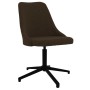 Swivel dining chairs 4 units dark brown fabric by vidaXL, dining chairs - Ref: Foro24-3090211, Price: 243,94 €, Discount: %