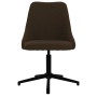 Swivel dining chairs 4 units dark brown fabric by vidaXL, dining chairs - Ref: Foro24-3090211, Price: 243,94 €, Discount: %