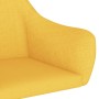 Sillas de comedor giratorias 2 unidades tela amarillo de vidaXL, Sillas de comedor - Ref: Foro24-330945, Precio: 114,54 €, De...