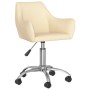 Swivel dining chairs 2 units cream fabric by vidaXL, dining chairs - Ref: Foro24-330940, Price: 113,40 €, Discount: %