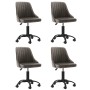 Swivel dining chairs 4 units dark gray velvet by vidaXL, dining chairs - Ref: Foro24-3089972, Price: 247,98 €, Discount: %