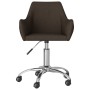 Swivel dining chairs 6 units dark brown fabric by vidaXL, dining chairs - Ref: Foro24-3090281, Price: 424,89 €, Discount: %