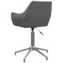 Swivel dining chairs 2 units light gray fabric by vidaXL, dining chairs - Ref: Foro24-330961, Price: 115,93 €, Discount: %